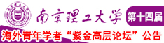 性感操逼美女南京理工大学第十四届海外青年学者紫金论坛诚邀海内外英才！